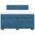Pat box spring cu saltea, albastru, 160x200 cm, catifea GartenMobel Dekor