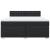 Pat box spring cu saltea, negru, 180x200 cm, piele ecologică GartenMobel Dekor