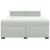 Pat box spring cu saltea, gri deschis, 180x200 cm, catifea GartenMobel Dekor
