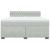 Pat box spring cu saltea, gri deschis, 180x200 cm, catifea GartenMobel Dekor