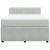 Pat box spring cu saltea, gri deschis, 140x190 cm, catifea GartenMobel Dekor