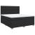 Pat box spring cu saltea, negru, 180x200 cm, piele ecologică GartenMobel Dekor