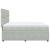 Pat box spring cu saltea, gri deschis, 180x200 cm, catifea GartenMobel Dekor