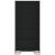 Bibliotecă, negru, 80x31x169 cm, lemn prelucrat GartenMobel Dekor