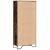 Bibliotecă, stejar fumuriu, 80x31x169 cm, lemn prelucrat GartenMobel Dekor