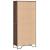 Bibliotecă, stejar maro, 80x31x169 cm, lemn prelucrat GartenMobel Dekor