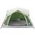 Cabină cort de camping, 4 persoane, verde, impermeabil GartenMobel Dekor