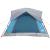 Cabină cort de camping, 4 persoane, albastru, impermeabil GartenMobel Dekor