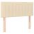 Pat box spring cu saltea, crem, 90x190 cm, textil GartenMobel Dekor