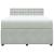 Pat box spring cu saltea, gri deschis, 160x200 cm, catifea GartenMobel Dekor