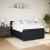 Pat box spring cu saltea, negru, 160x200 cm, catifea GartenMobel Dekor
