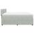 Pat box spring cu saltea, gri deschis, 200x200 cm, catifea GartenMobel Dekor
