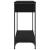 Masă consolă, negru, 75x34,5x75 cm, lemn prelucrat GartenMobel Dekor
