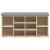 Bancă pentru pantofi stejar sonoma 102x32x50 cm lemn prelucrat GartenMobel Dekor