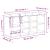 Bancă de pantofi, gri beton, 102x32x50 cm, lemn prelucrat GartenMobel Dekor