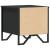 Noptiere, 2 buc., negru, 40x41x40 cm, lemn prelucrat GartenMobel Dekor