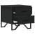Noptiere, 2 buc., negru, 40x41x40 cm, lemn prelucrat GartenMobel Dekor