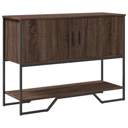 Măsuță consolă, stejar maro, 100x35x74,5 cm, lemn prelucrat GartenMobel Dekor