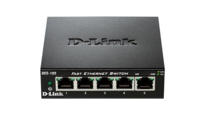 Switch D-Link 5 porturi 10/100 - DES-105 SafetyGuard Surveillance