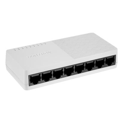 Switch 8 porturi 10/100/1000 Mbps RJ45 Hikvision - DS-3E0508D-O SafetyGuard Surveillance