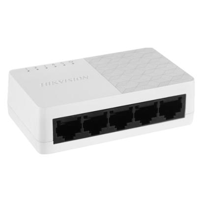 Switch 5 porturi 10/100/1000 Mbps RJ45 - HIKVISION DS-3E0505D-O SafetyGuard Surveillance