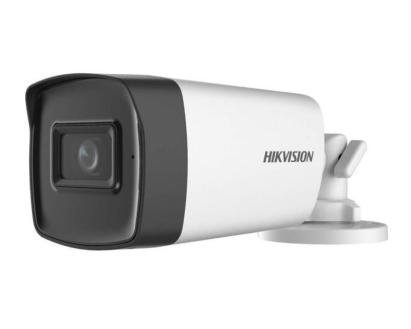 Camera supraveghere Hikvision Turbo HD bullet DS-2CE17H0T-IT3FS 5MP IR 40m 3.6mm audio integrat SafetyGuard Surveillance