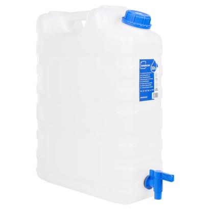 Recipient de apă cu robinet, transparent, 22 L, plastic GartenMobel Dekor