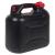 Bidon de combustibil, pipă flexibilă, 3 buc. negru 10 L plastic GartenMobel Dekor