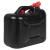 Bidon de combustibil, pipă flexibilă, 3 buc. negru 20 L plastic GartenMobel Dekor