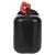 Bidon de combustibil, pipă flexibilă, 3 buc. negru 20 L plastic GartenMobel Dekor