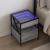 Noptieră cu LED infinity, gri sonoma, 40x40x51 cm GartenMobel Dekor