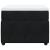 Pat box spring cu saltea, negru, 90x190 cm, catifea GartenMobel Dekor