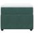 Pat box spring cu saltea, verde închis, 90x190 cm, catifea GartenMobel Dekor