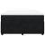 Pat box spring cu saltea, negru, 140x190 cm, catifea GartenMobel Dekor