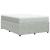Pat box spring cu saltea, gri deschis, 140x200 cm, catifea GartenMobel Dekor