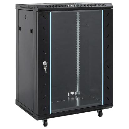 Dulap de server, 15U, 19" IP20, negru, 53x40x80 cm GartenMobel Dekor