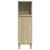Set mobilier de baie, 3 piese, stejar sonoma, lemn prelucrat GartenMobel Dekor