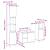 Set mobilier de baie, 3 piese, stejar sonoma, lemn prelucrat GartenMobel Dekor