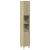 Set mobilier de baie, 3 piese, stejar sonoma, lemn prelucrat GartenMobel Dekor