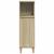 Set mobilier de baie, 3 piese, stejar sonoma, lemn prelucrat GartenMobel Dekor