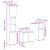 Set mobilier de baie, 3 piese, stejar sonoma, lemn prelucrat GartenMobel Dekor