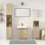 Set mobilier de baie, 3 piese, stejar sonoma, lemn prelucrat GartenMobel Dekor