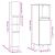Set mobilier de baie, 3 piese, stejar sonoma, lemn prelucrat GartenMobel Dekor