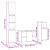 Set mobilier de baie, 3 piese, stejar sonoma, lemn prelucrat GartenMobel Dekor