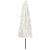 Umbrelă soare de grădină stâlp din oțel, alb 324x324x247 cm GartenMobel Dekor