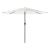 Umbrelă soare de grădină stâlp din oțel, alb 388x388x248 cm GartenMobel Dekor