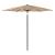 Umbrelă soare de grădină cu stâlp din oțel, maro 268x268x226 cm GartenMobel Dekor