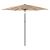 Umbrelă soare de grădină cu stâlp din oțel, maro 268x268x226 cm GartenMobel Dekor