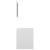 Set mobilier de baie, 2 piese, alb extralucios, lemn prelucrat GartenMobel Dekor