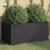 Jardinieră, negru, 62x30x29 cm, oțel laminat la rece GartenMobel Dekor